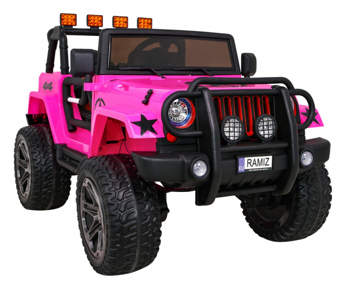 Jeep Monster 4x4 - RÓŻOWY - obrazek 3