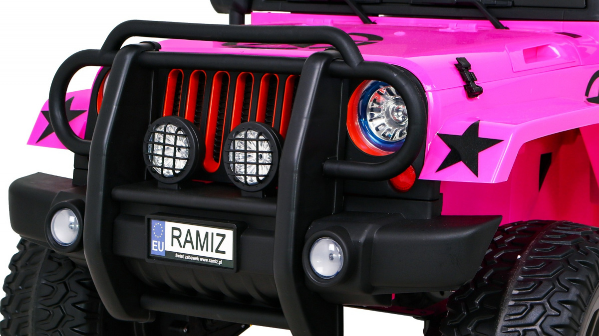 Jeep Monster 4x4 - RÓŻOWY - obrazek 12