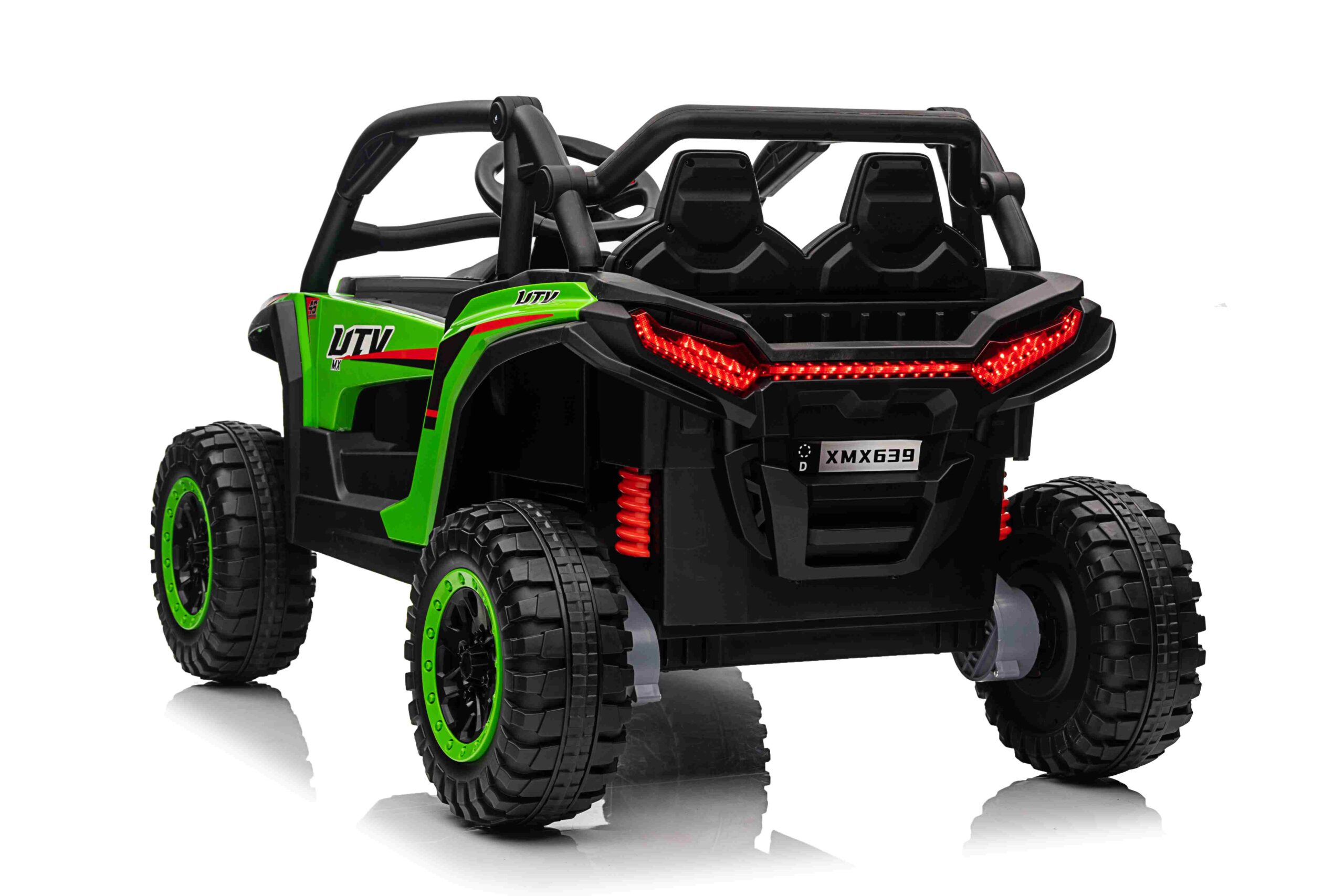 Buggy 4x4 KCK Zielony z Pilotem - Dziecięcy Pojazd Akumulatorowy z MP3, LED i Amortyzatorami, do 50 kg - obrazek 8