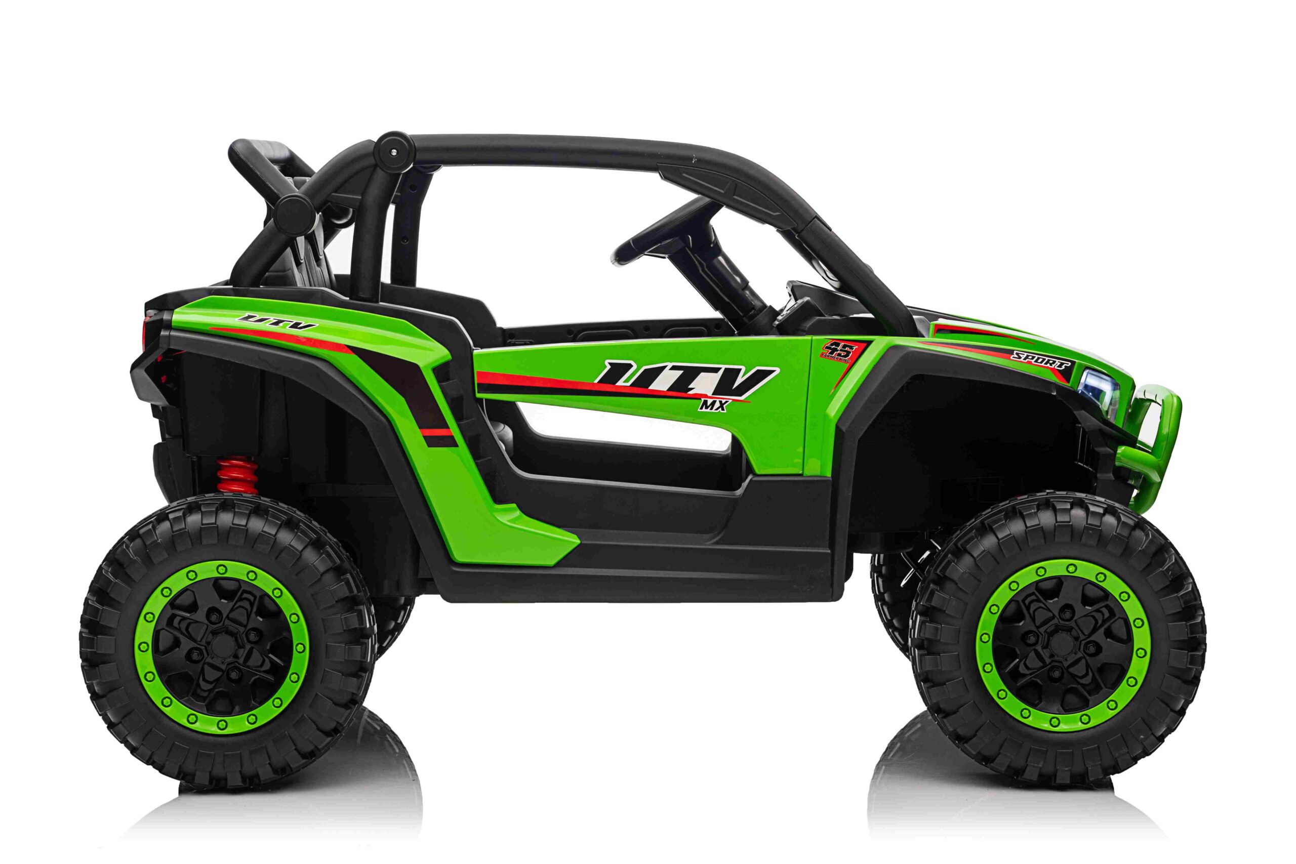 Buggy 4x4 KCK Zielony z Pilotem - Dziecięcy Pojazd Akumulatorowy z MP3, LED i Amortyzatorami, do 50 kg - obrazek 7
