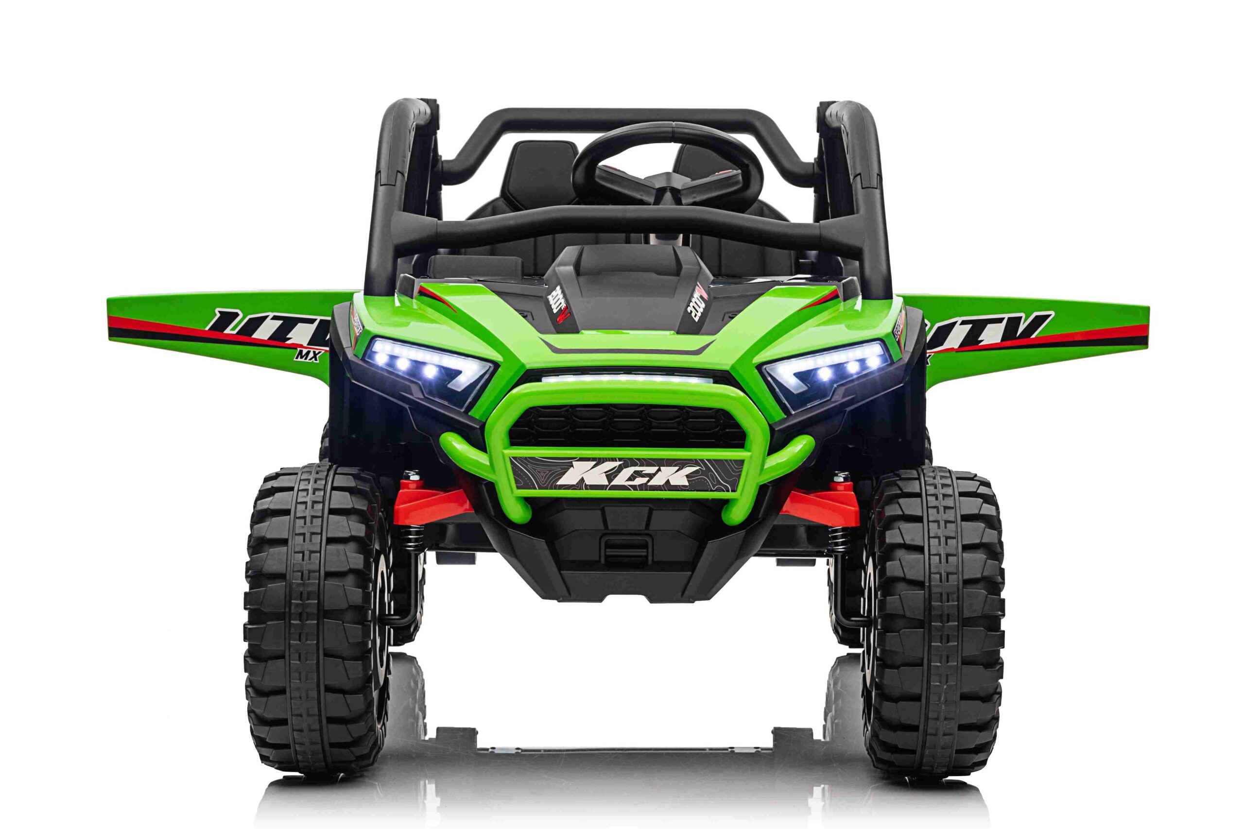 Buggy 4x4 KCK Zielony z Pilotem - Dziecięcy Pojazd Akumulatorowy z MP3, LED i Amortyzatorami, do 50 kg - obrazek 2