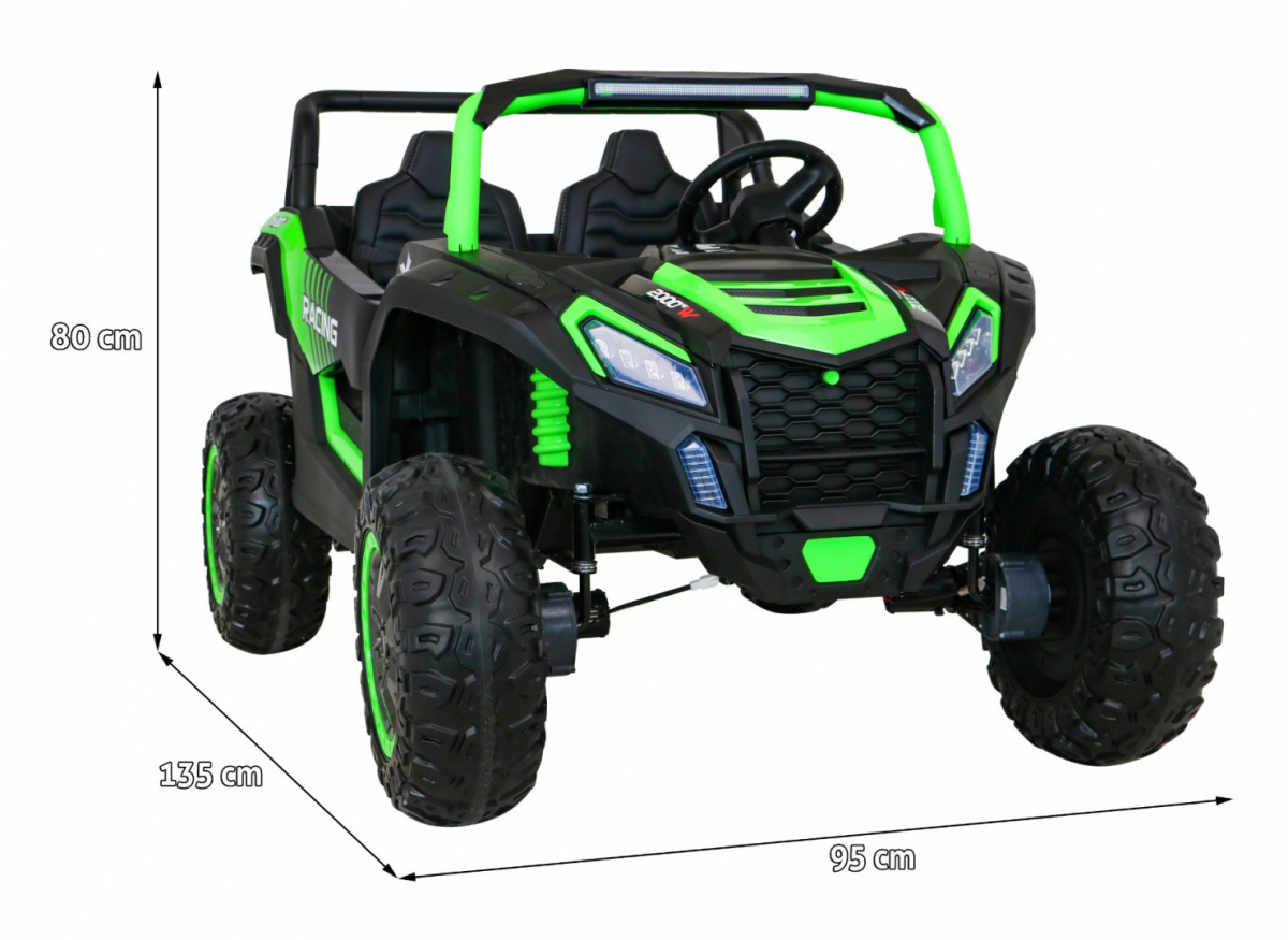 Buggy UTV 2000M Racing Zielony XL - obrazek 2