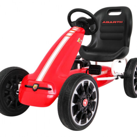 Gokart ABARTH na pedały Czerwony