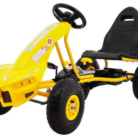 Gokart Champion na pedały Żółty
