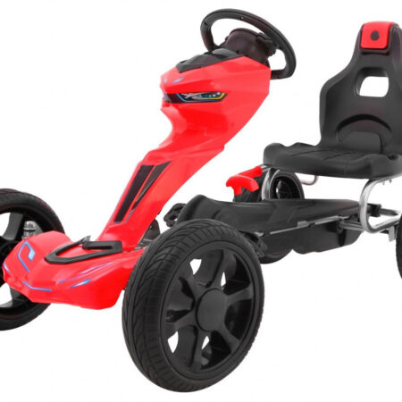 Gokart Grand Ride na pedały Czerwony