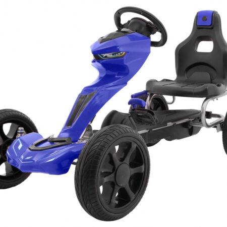 Gokart Grand Ride na pedały Niebieski