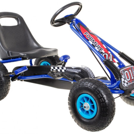 Gokart Air na pedały Niebieski