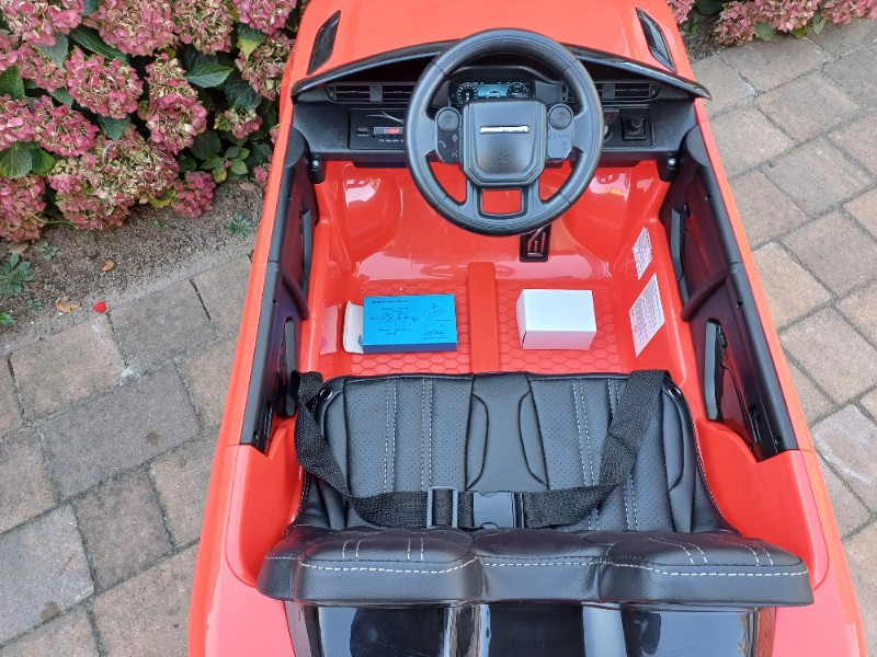 Range Rover Evoque na akumulator dla dzieci Czerwony - NOWY - obrazek 9