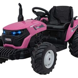 Traktor GROW 1804 Różowy