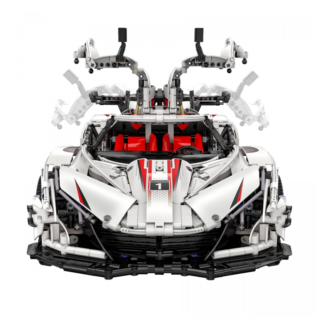 Klocki techniczne CaDA 4449 el. Zdalnie sterowany V12 Hypercar samochód sportowy Master - obrazek 4