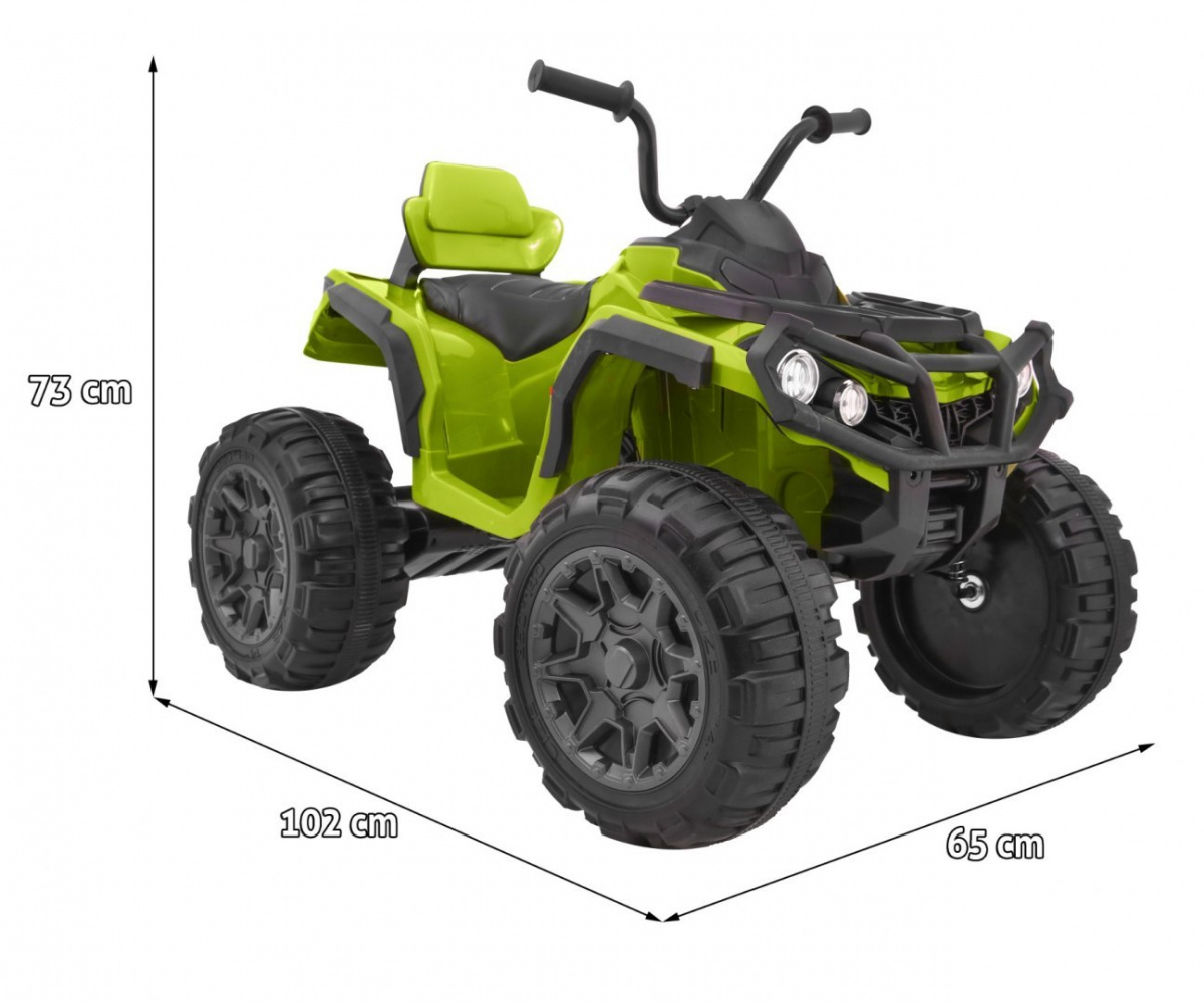 Quad ATV Pilot Zielony - obrazek 2