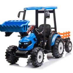MEGA Traktor D68 Z Przyczepką Niebieski