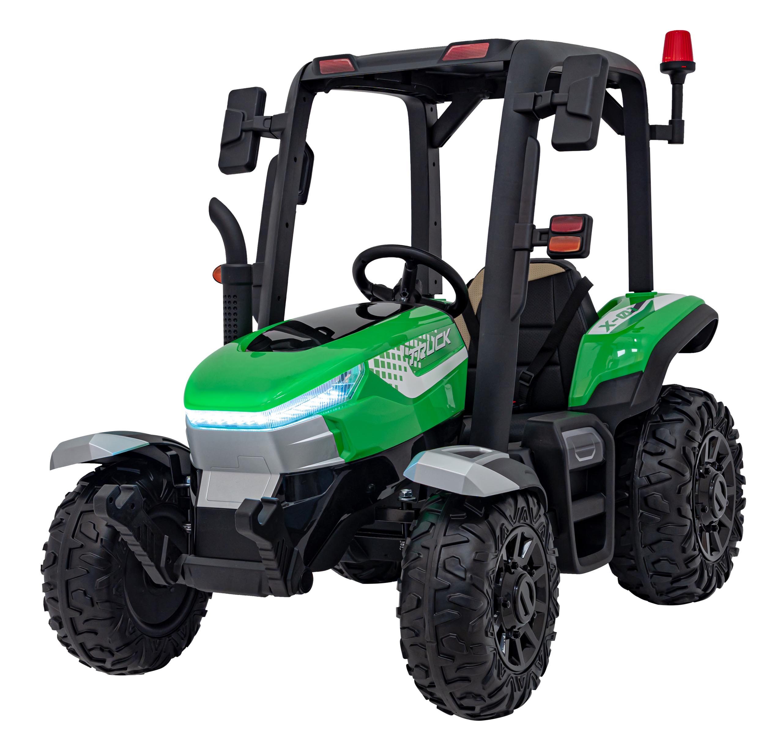 Traktor BLAST Z Przyczepką Zielony - obrazek 4