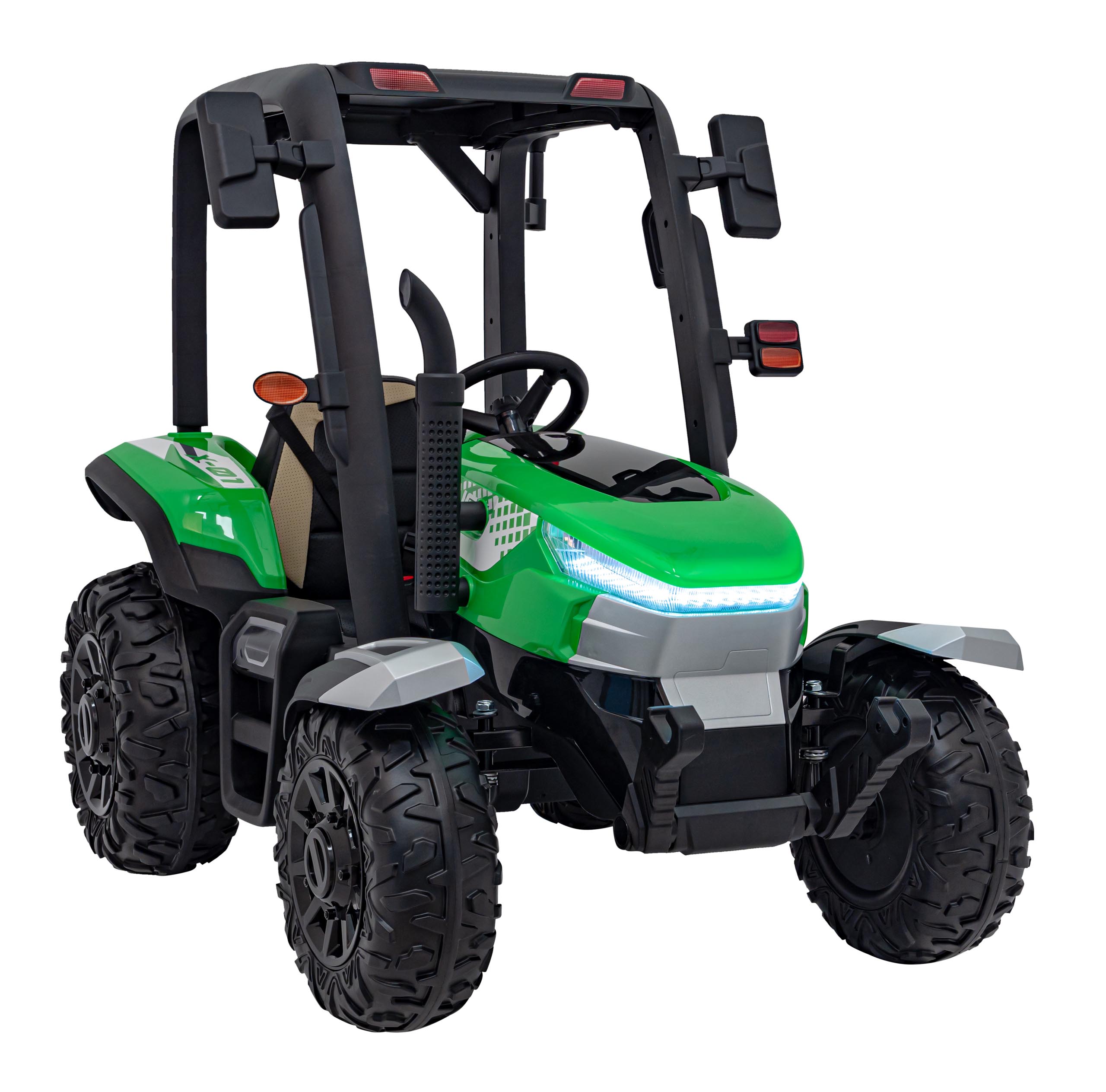 Traktor BLAST Z Przyczepką Zielony - obrazek 3