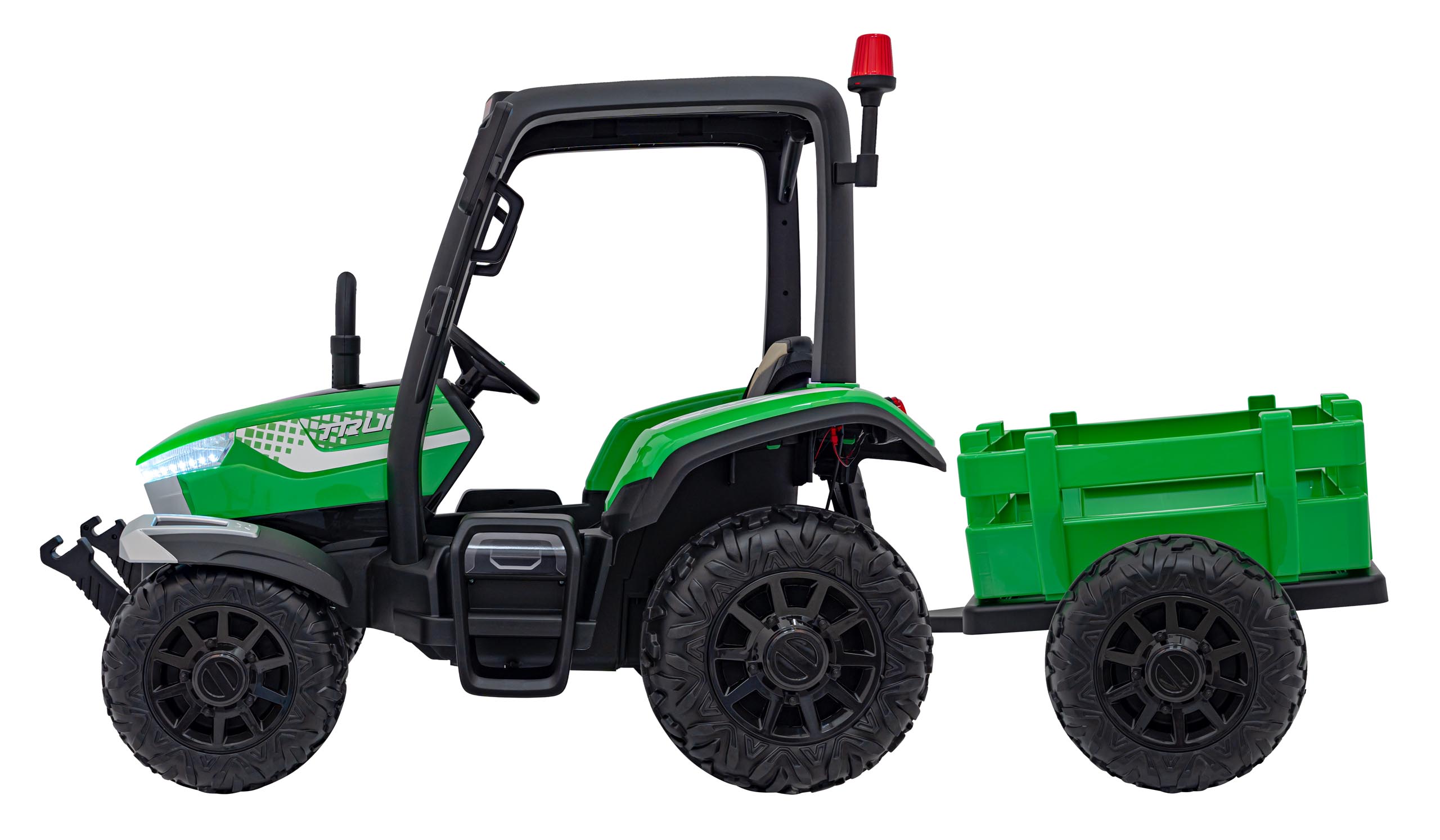 Traktor BLAST Z Przyczepką Zielony - obrazek 6