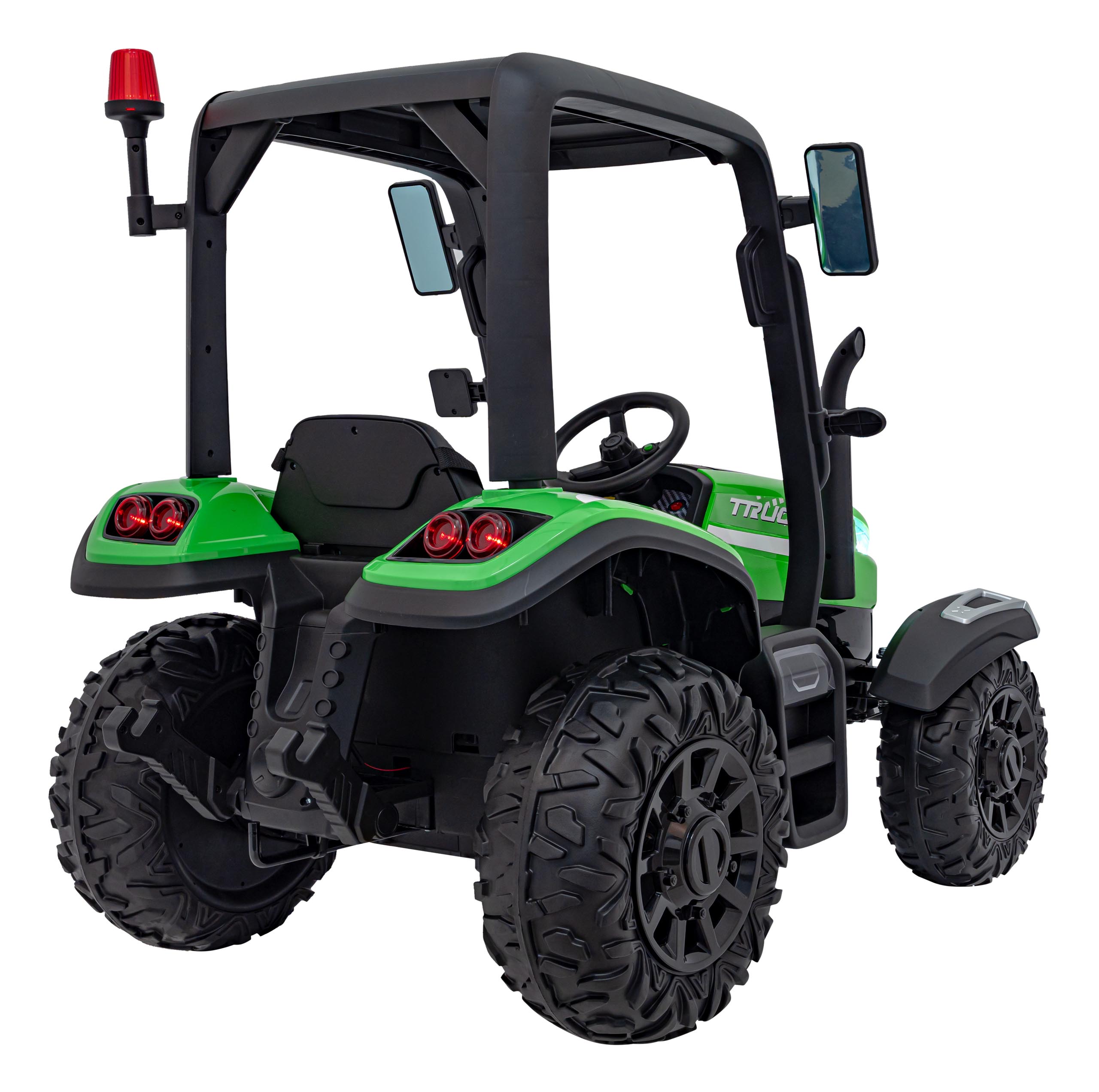 Traktor BLAST Z Przyczepką Zielony - obrazek 10