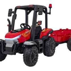 Traktor BLAST Z Przyczepką Czerwony