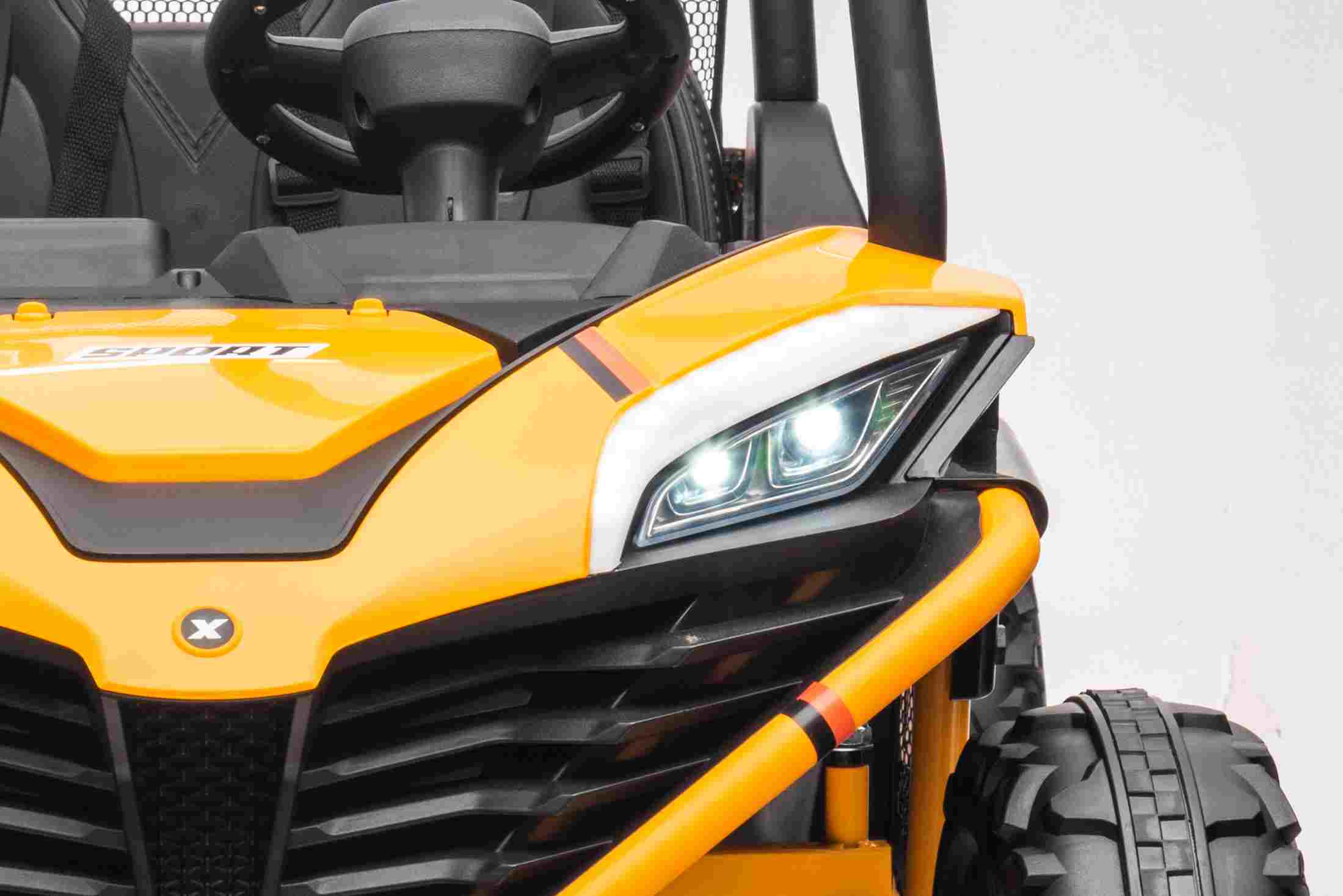 Pojazd Buggy FASTER Żółty - obrazek 8