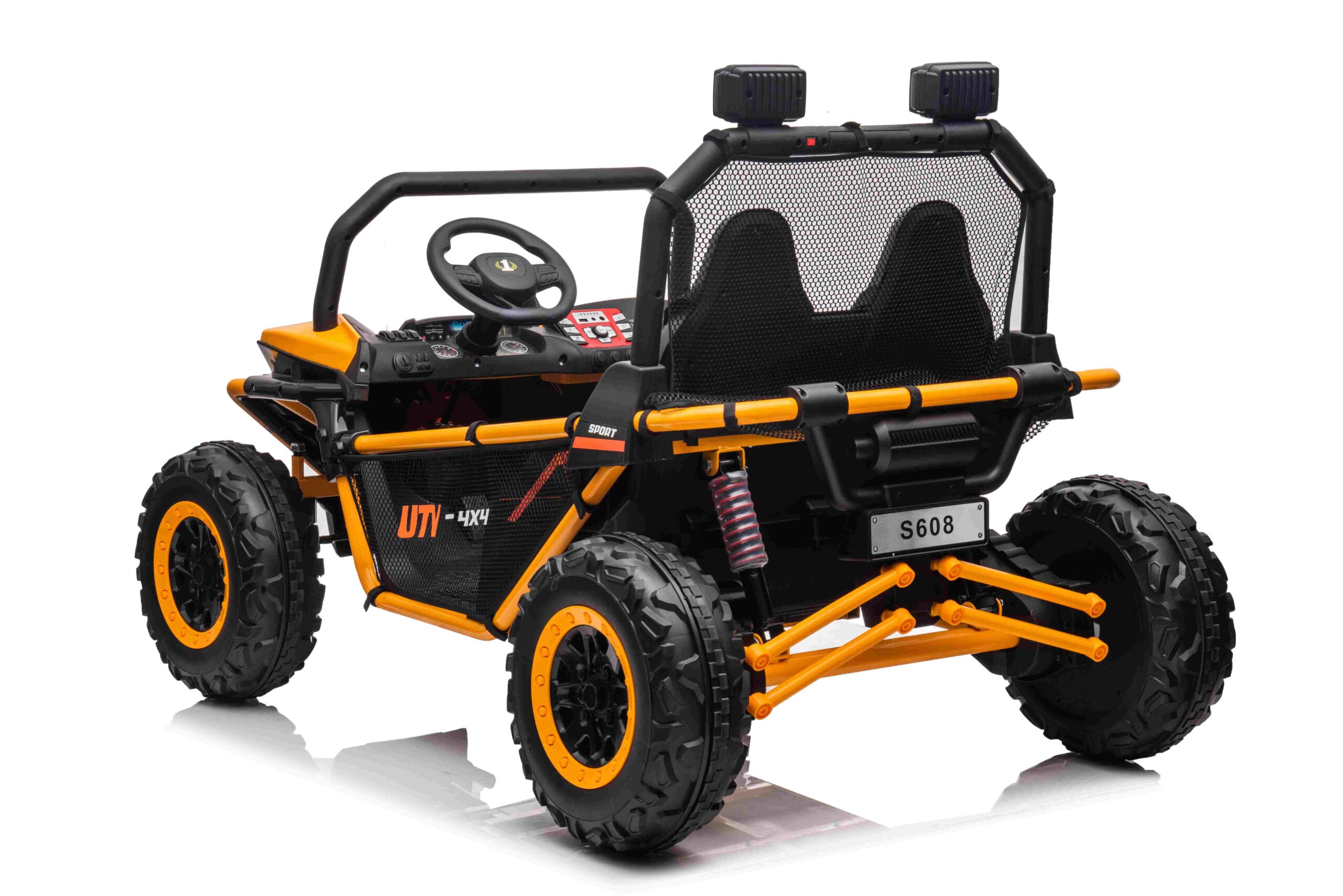 Pojazd Buggy FASTER Żółty - obrazek 5
