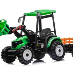 MEGA Traktor D68 Z Przyczepką Zielony