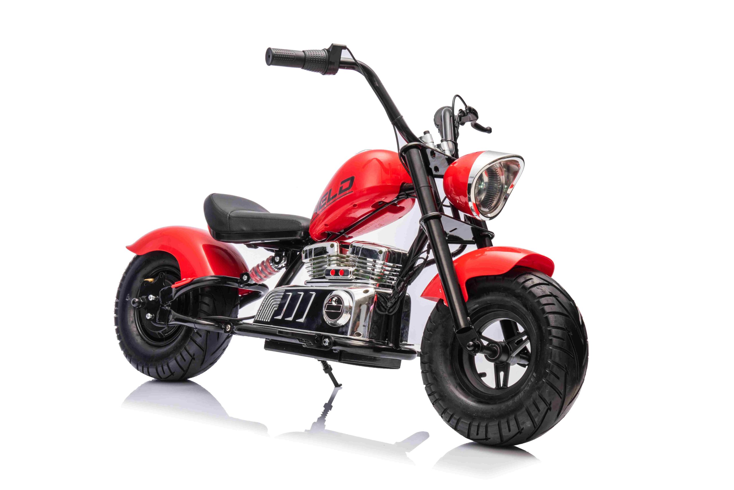 Motor Chopper Warrior Czerwony - obrazek 3