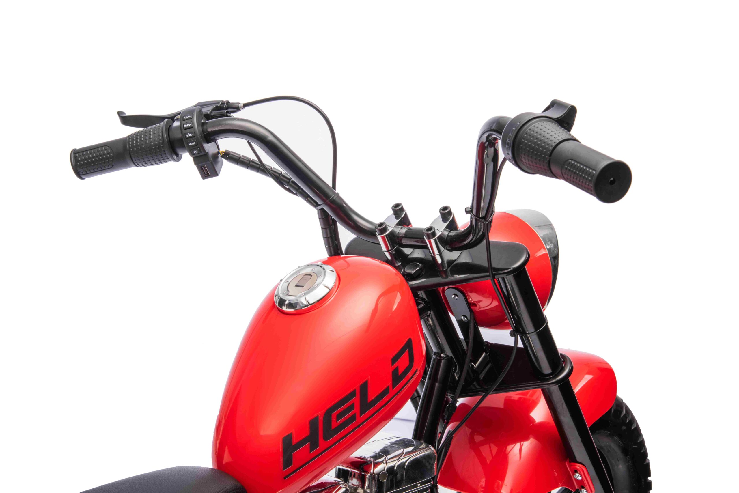 Motor Chopper Warrior Czerwony - obrazek 7