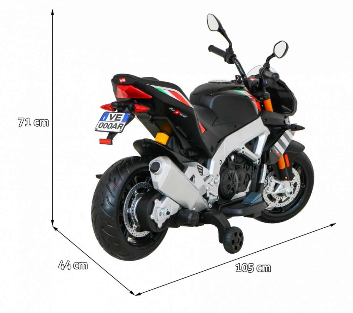 Aprilia Tuono V4 Motor Czarny - obrazek 9