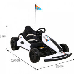 Gokart Speed 7 Drift King Biały wymiary
