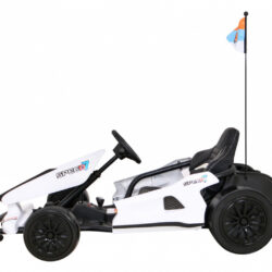 Gokart Speed 7 Drift King Biały lewy bok