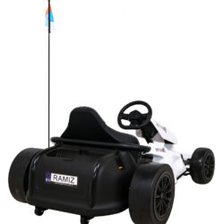 Gokart Speed 7 Drift King Biały tył prawy