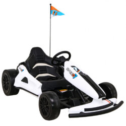 Gokart Speed 7 Drift King Biały przód prawy