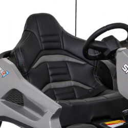 Gokart Speed 7 Drift King Szary fotel skórzany