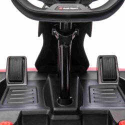 Gokart Audi z Funkcją Driftu Czerwony pedały