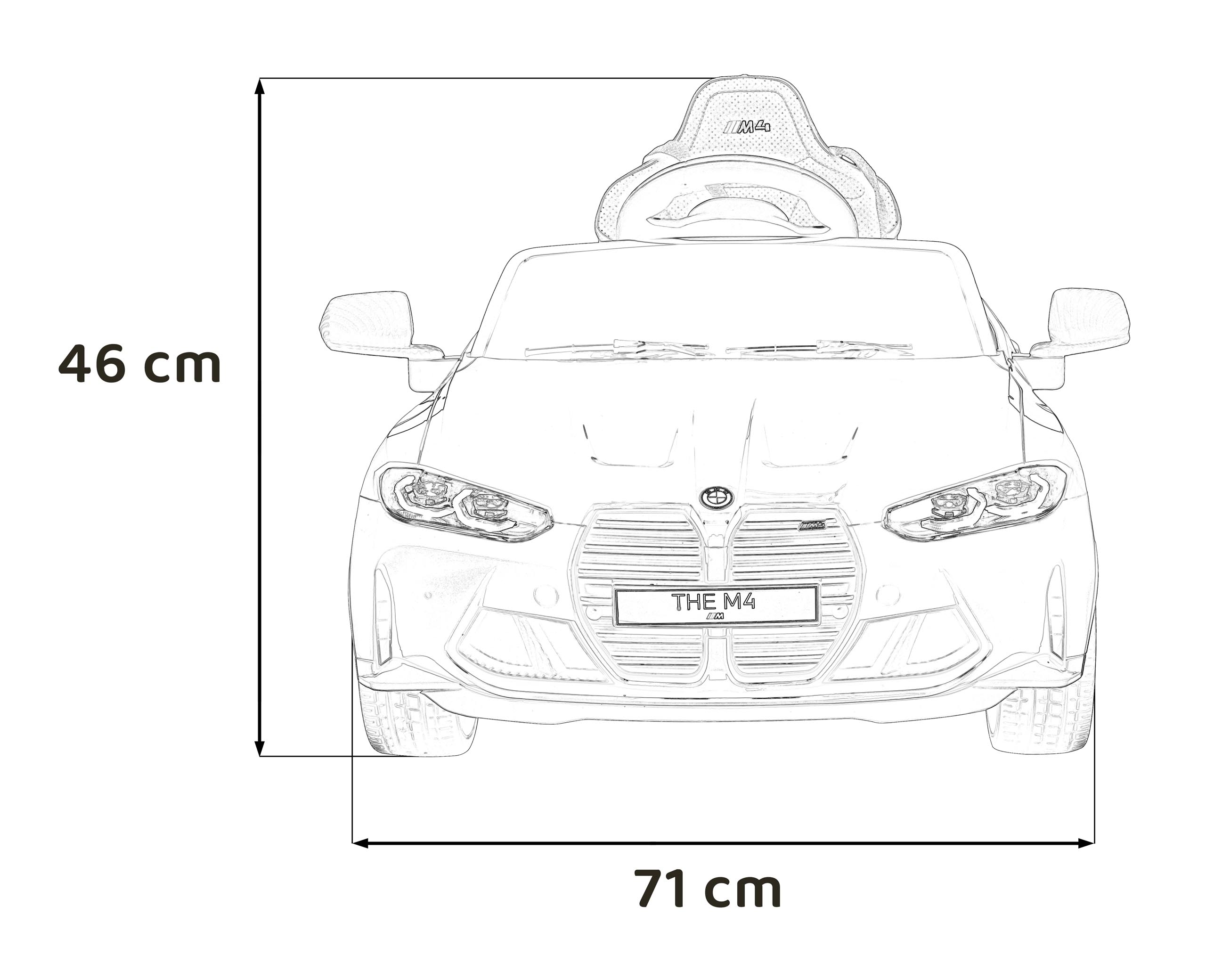 Pojazd BMW M4 Niebieski Na akumulator dla dzieci - obrazek 9