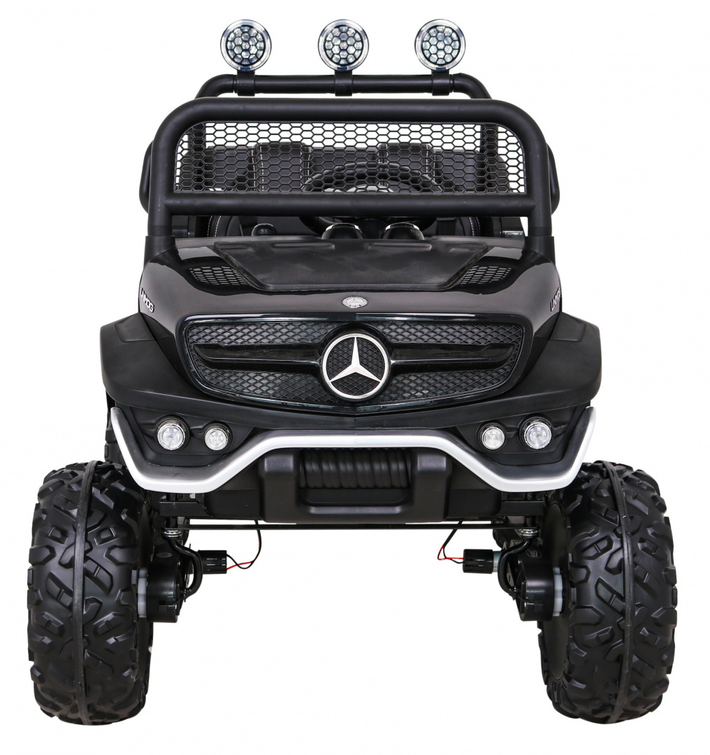 Mercedes Benz Unimog M Czarny na akumulator dla dzieci - obrazek 3