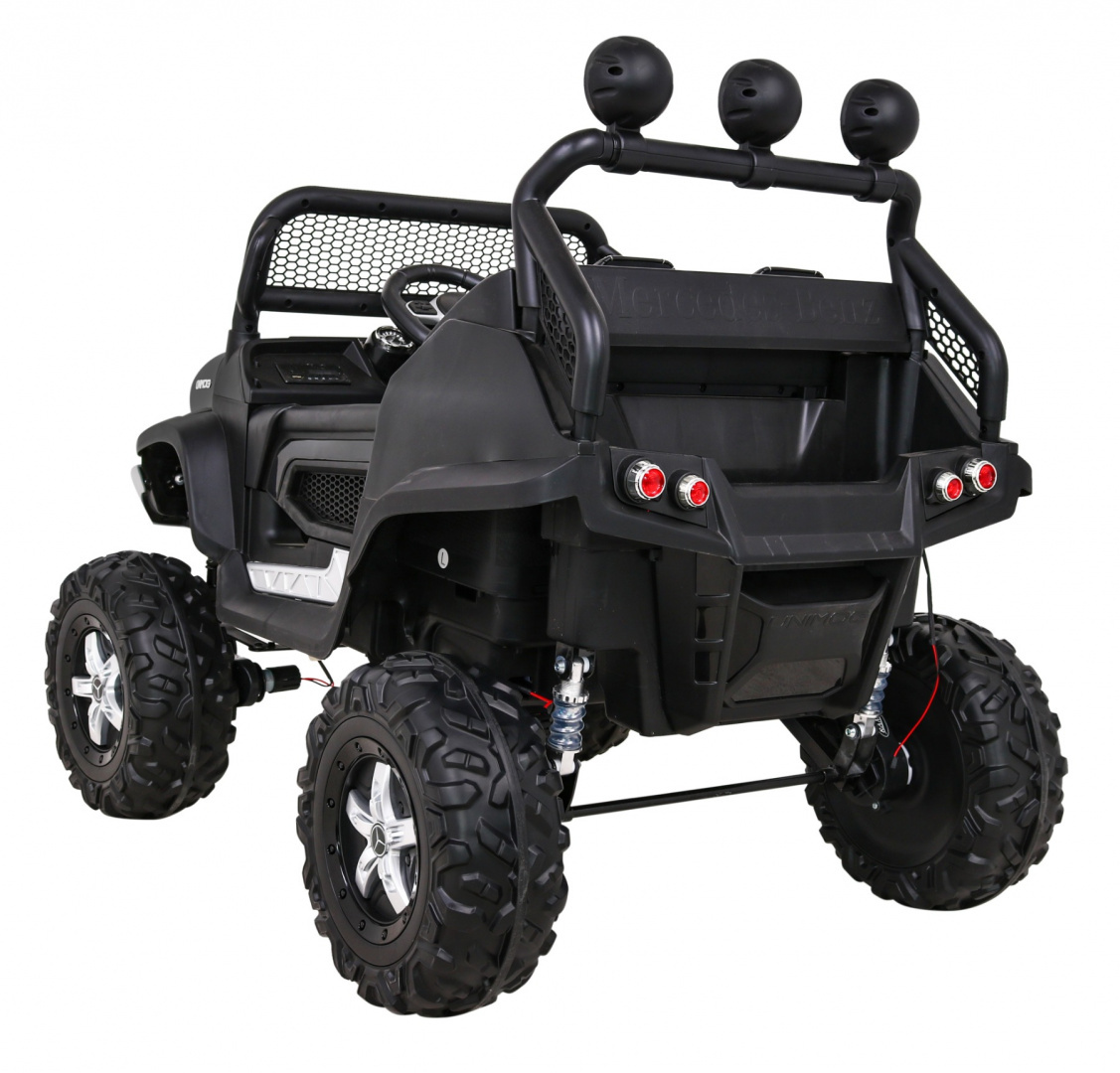 Mercedes Benz Unimog M Czarny na akumulator dla dzieci - obrazek 5