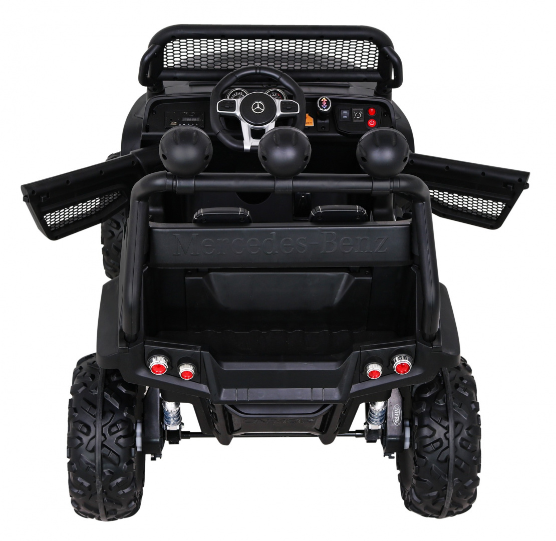 Mercedes Benz Unimog M Czarny na akumulator dla dzieci - obrazek 7