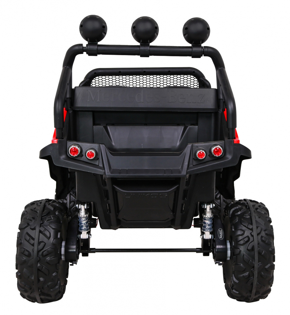 Mercedes Benz Unimog M Czerwony na akumulator dla dzieci - obrazek 6