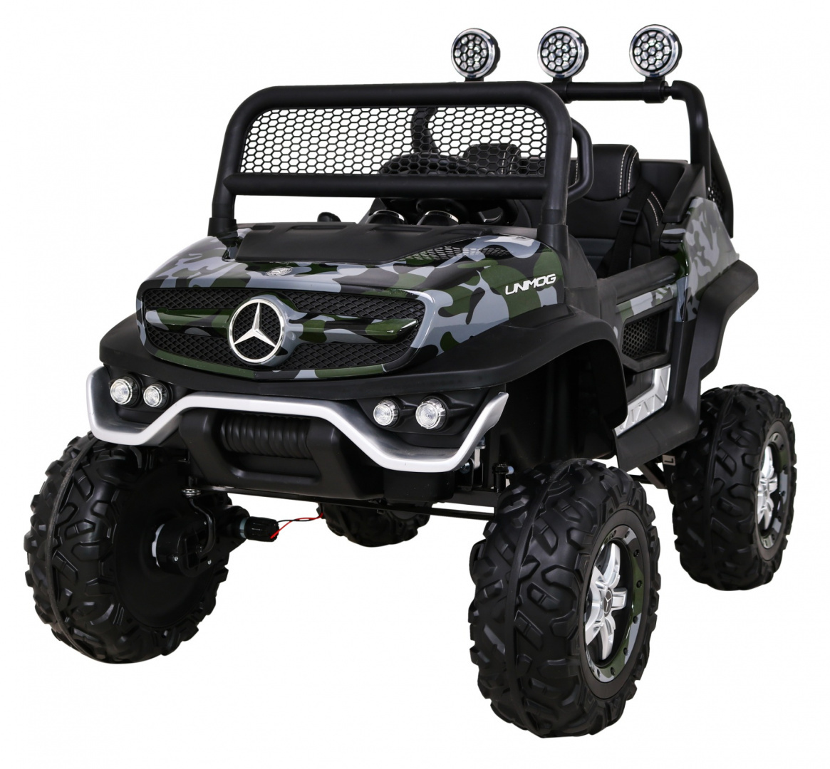 Mercedes Benz Unimog M Lakier Moro na akumulator dla dzieci