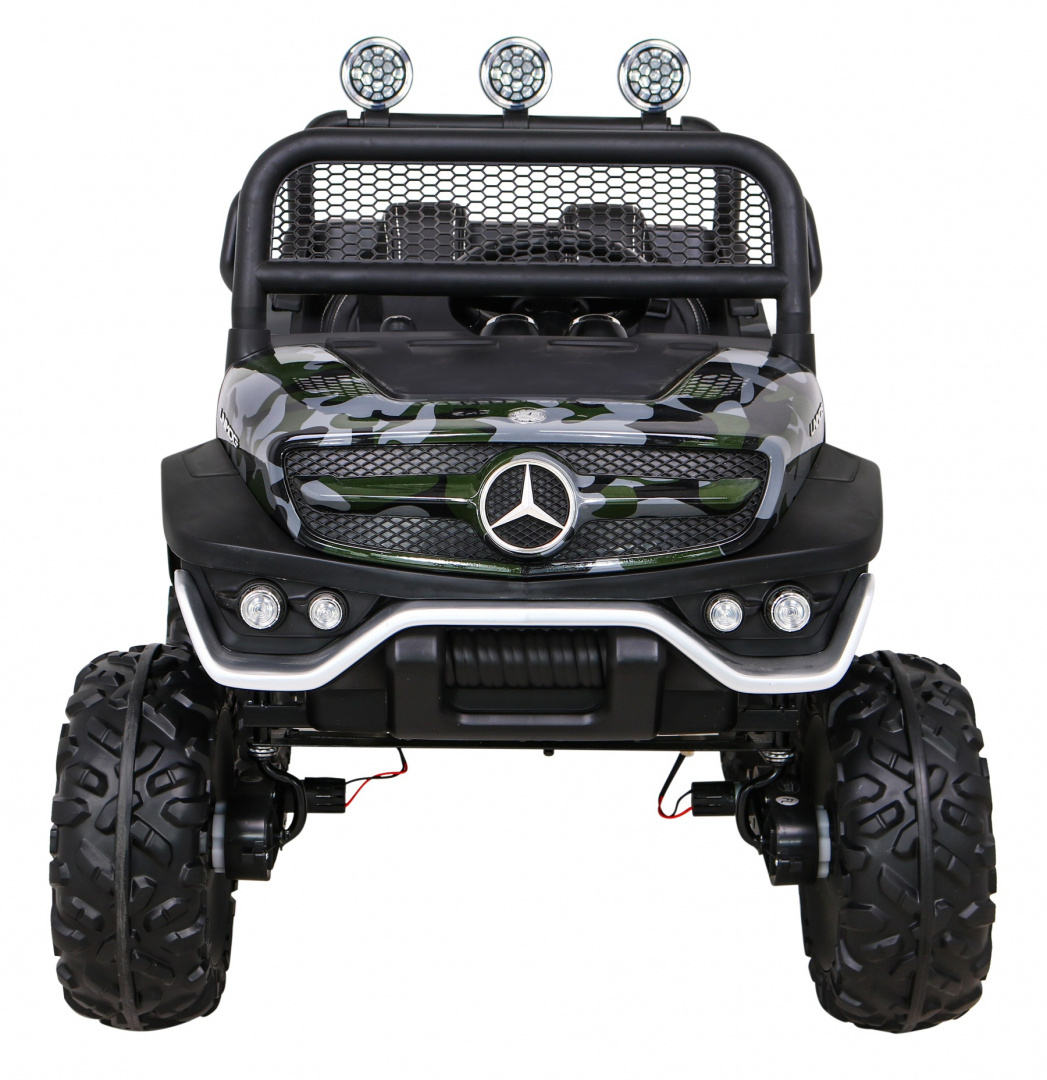 Mercedes Benz Unimog M Lakier Moro na akumulator dla dzieci - obrazek 3
