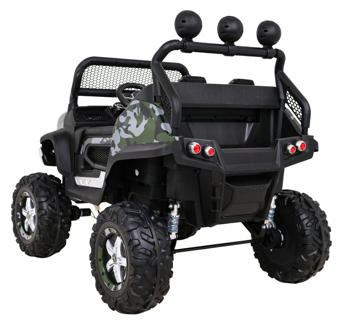 Mercedes Benz Unimog M Lakier Moro na akumulator dla dzieci - obrazek 5