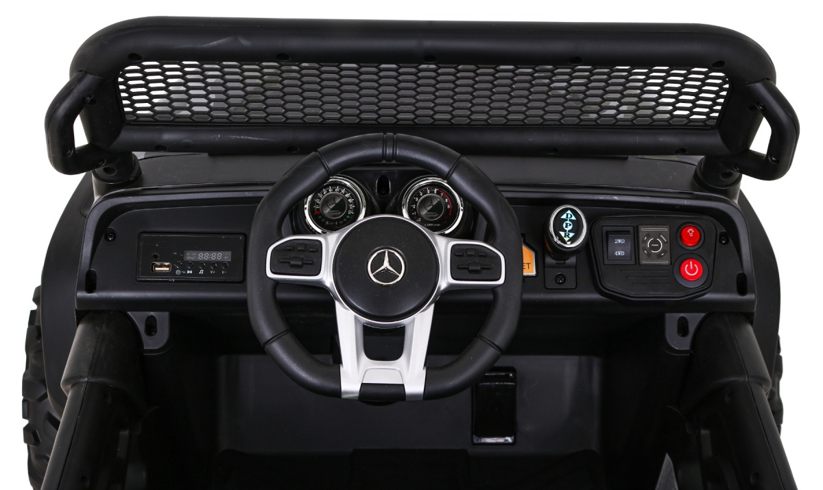 Mercedes Benz Unimog M Lakier Moro na akumulator dla dzieci - obrazek 7
