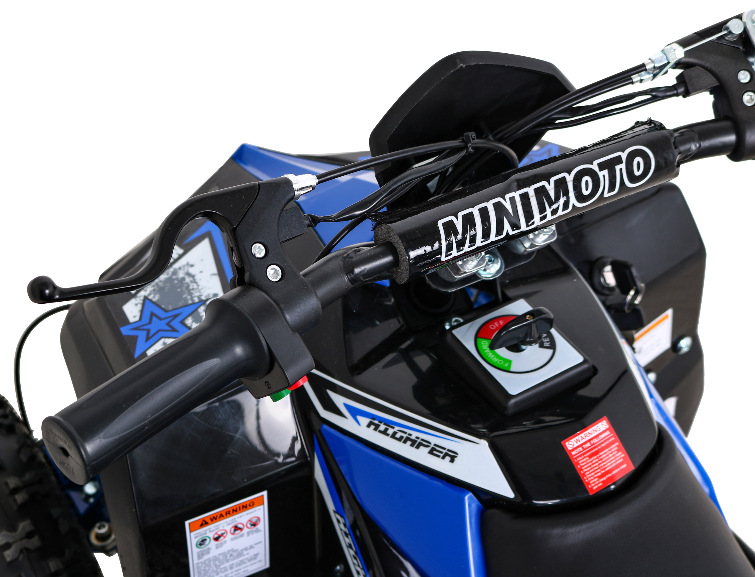 Quad HIPERFECT na akumulator Niebieski 35km/h 1000W - obrazek 7