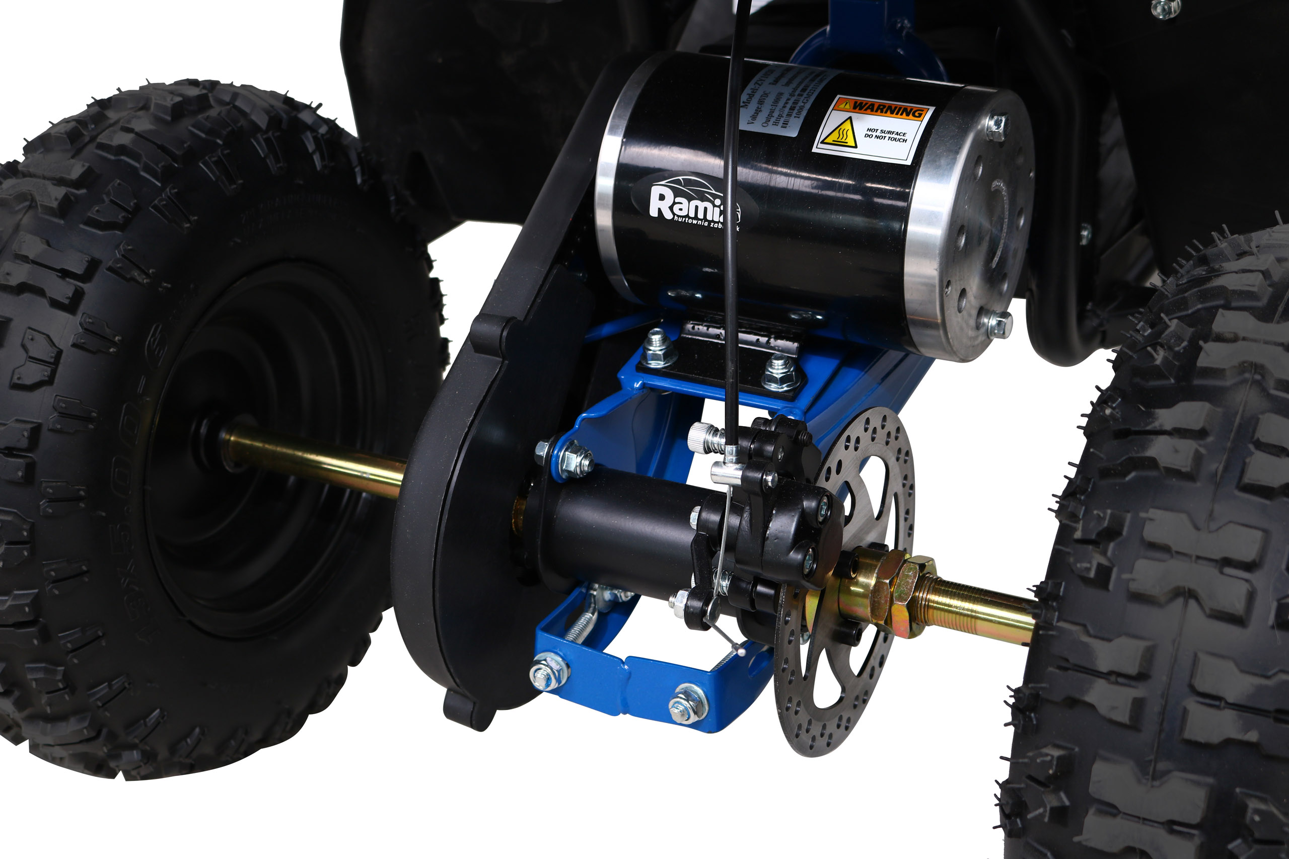 Quad HIPERFECT na akumulator Niebieski 35km/h 1000W - obrazek 8