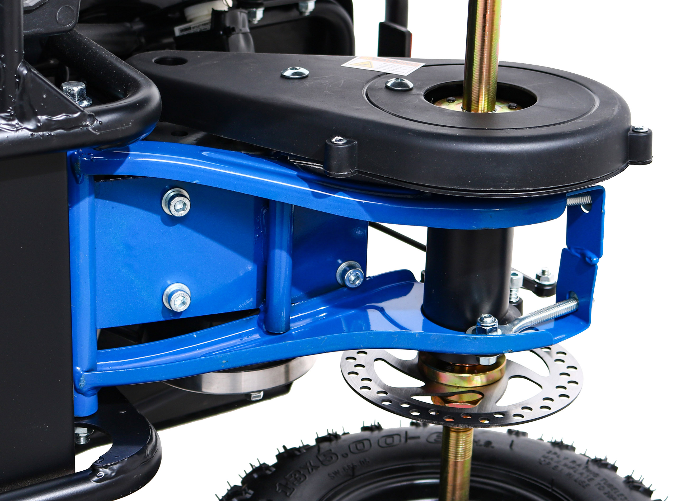 Quad HIPERFECT na akumulator Niebieski 35km/h 1000W - obrazek 11