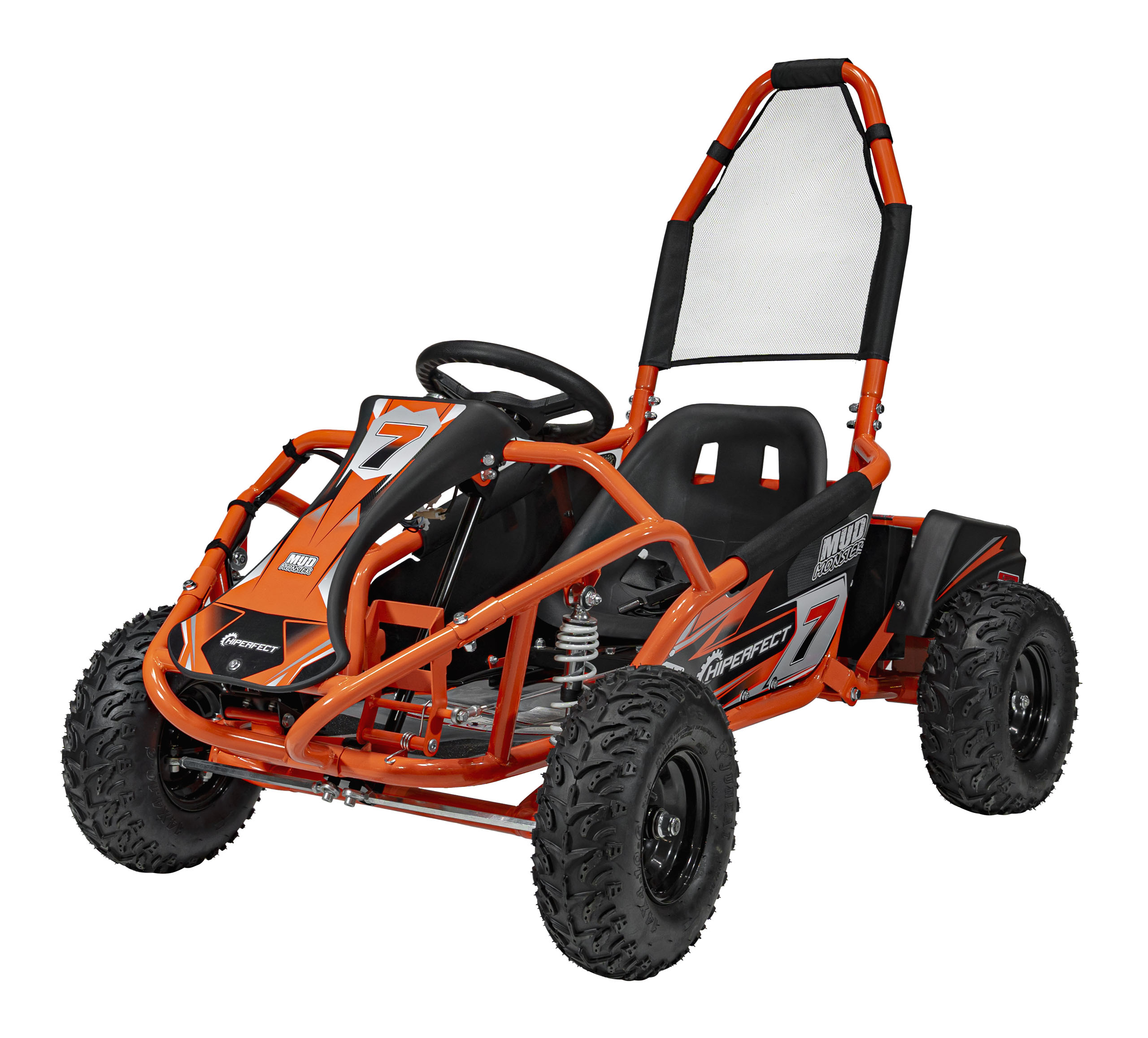 Pojazd MUD MONSTER Na akumulator Pomarańczowy