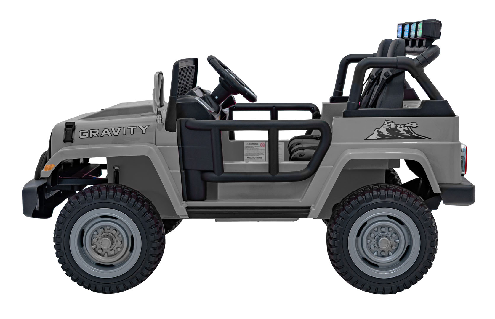 Pojazd Off Road WARPATH Gravity Szary na akumulator dla dzieci - obrazek 4
