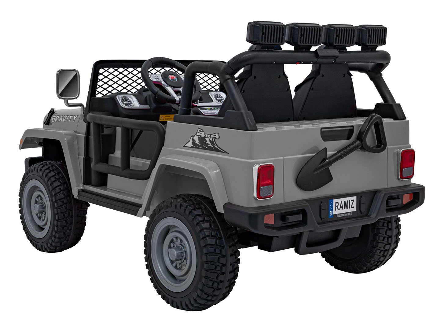 Pojazd Off Road WARPATH Gravity Szary na akumulator dla dzieci - obrazek 6