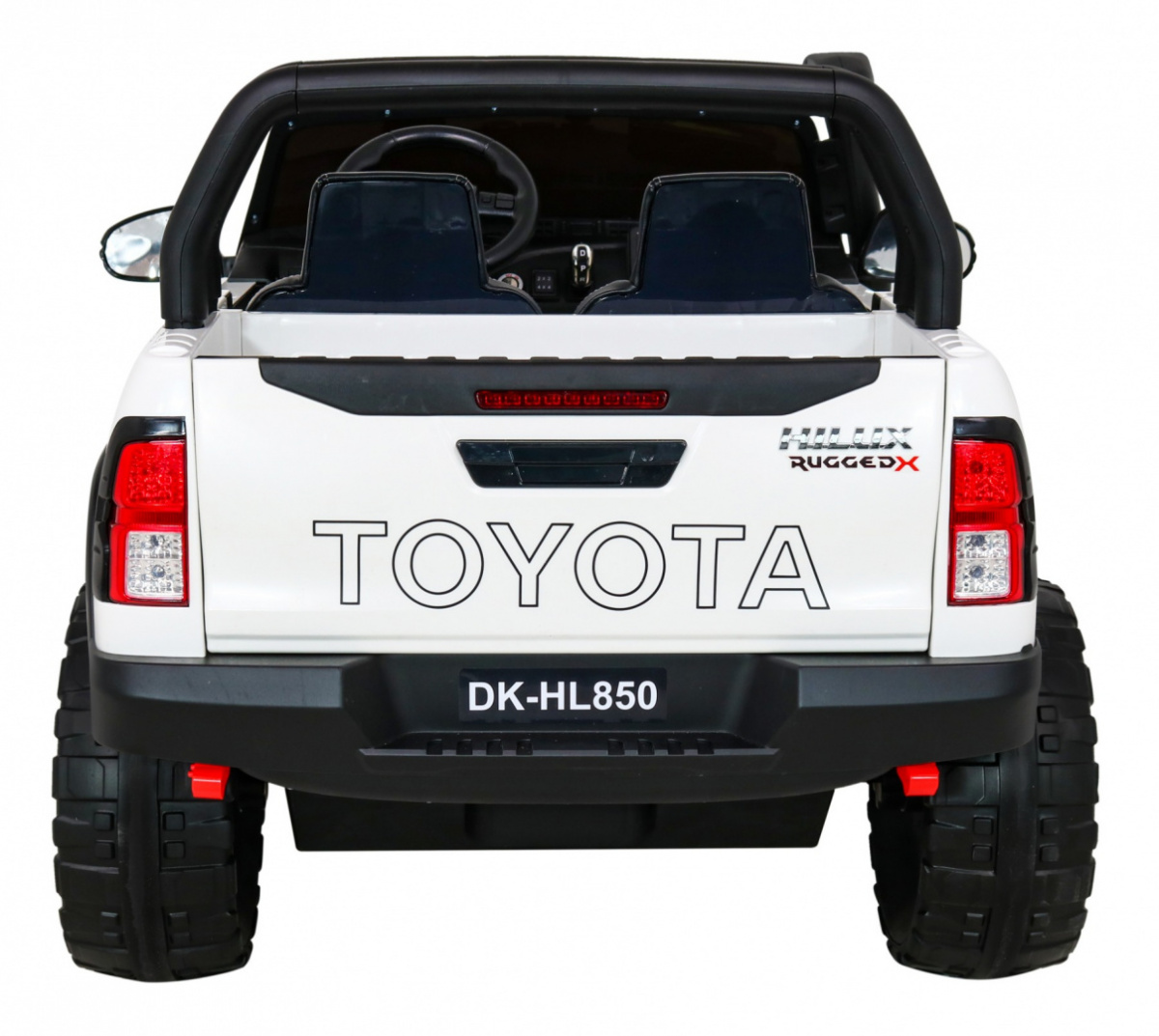 Toyota Hilux Biała 4x4 Autko na akumulator dla dzieci - obrazek 6