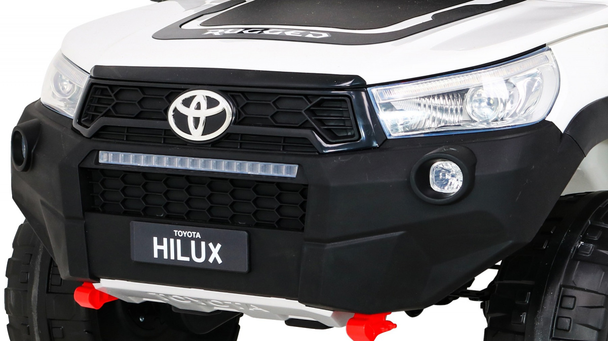 Toyota Hilux Biała 4x4 Autko na akumulator dla dzieci - obrazek 9